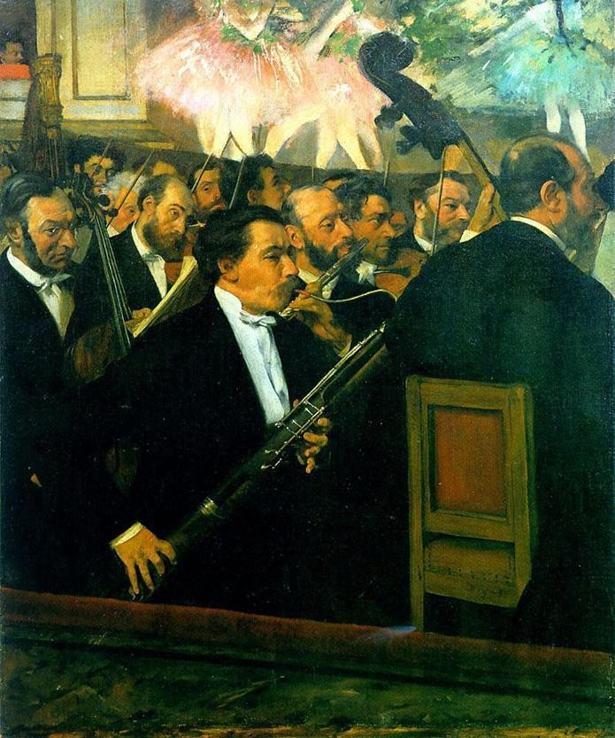 Edgar Degas The Orchestra of the Opera